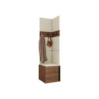 MOBILIER PENTRU HOL Orion XXI - bej/culoare lemn de nuc, material plastic/compozit lemnos (42/186/46cm) - MIRJAN24