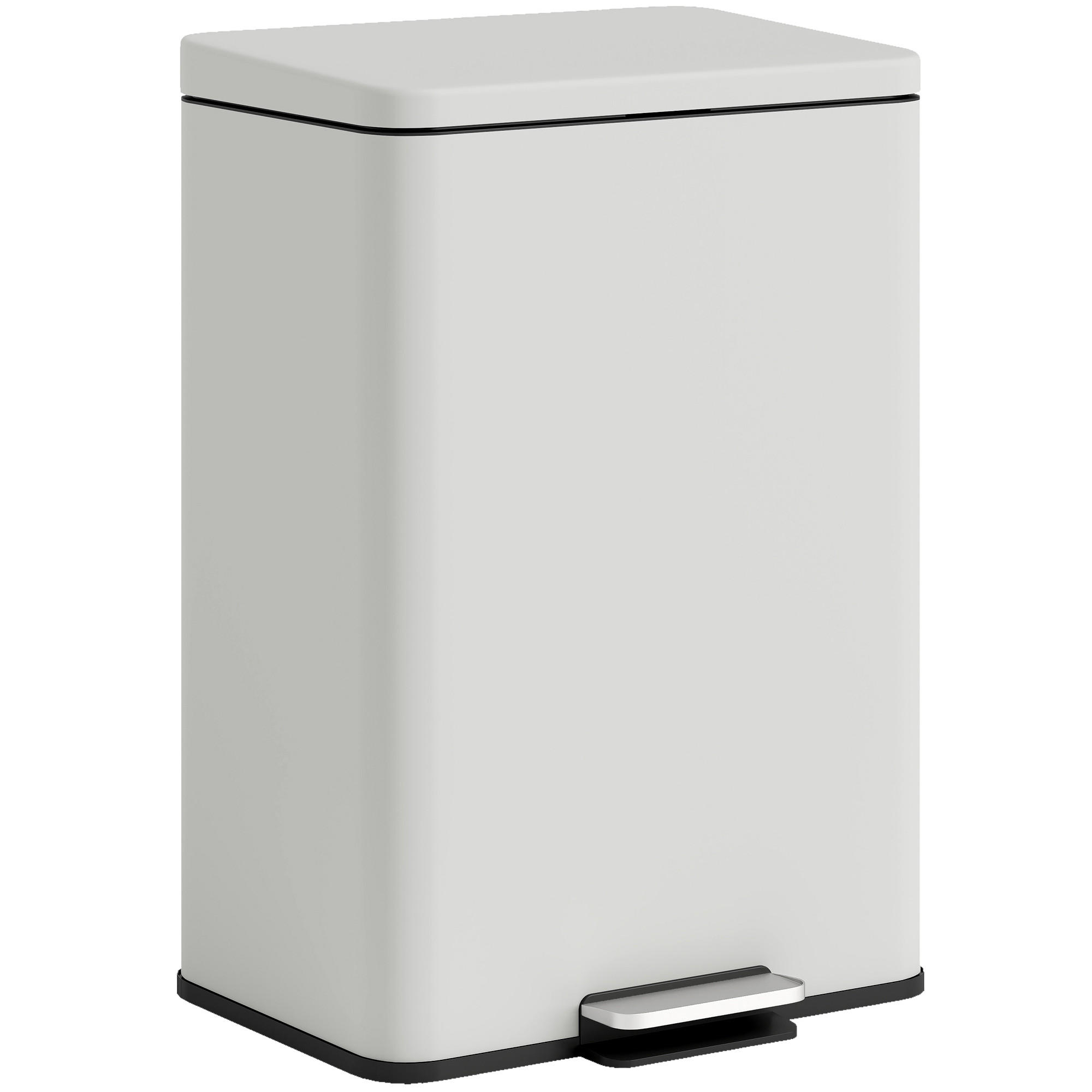 ABFALLEIMER Creme 1 Stück - Creme, Metall (30.6/44.2/34.2cm) - GiPP