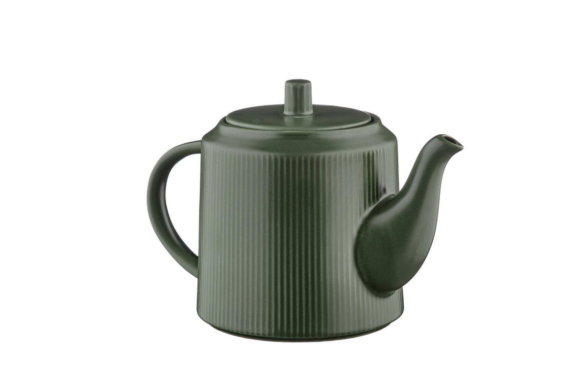 TEEKANNE Scandi 1300ml - Olive - Grün, Keramik (1.3L) - Björn