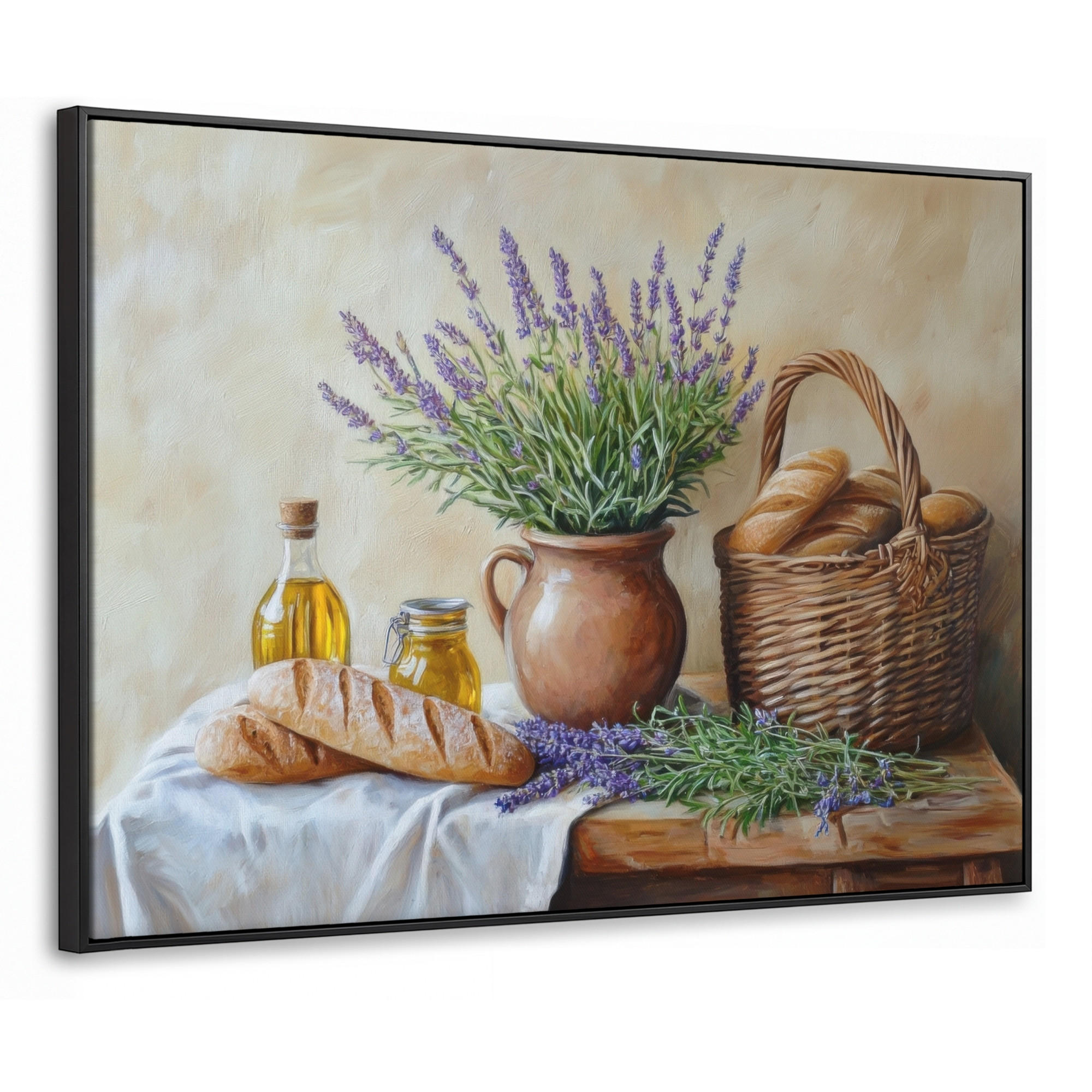 MuchoWow Leinwand Flieder 100x70 cm