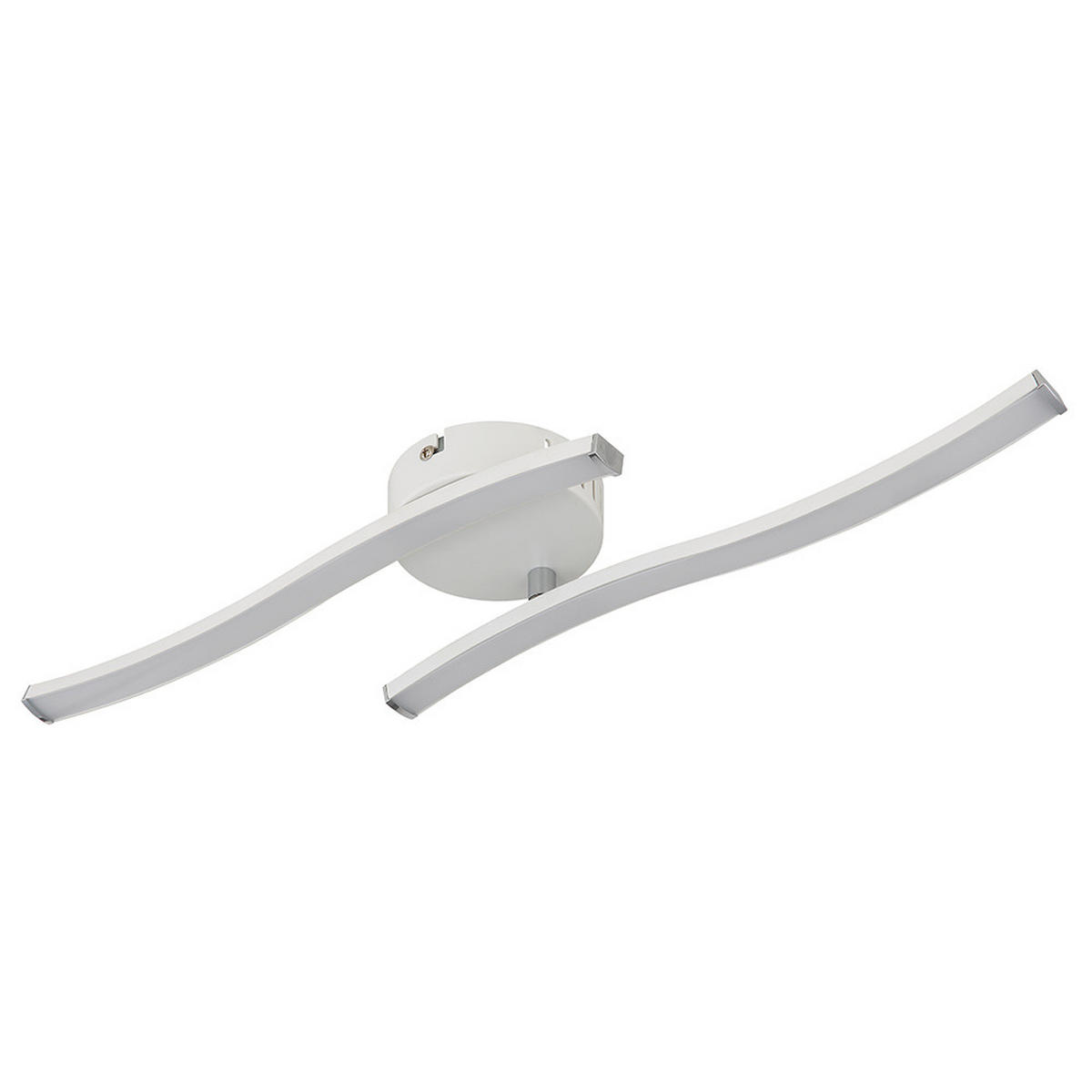 LED DECKENLEUCHTE TYLER Weiß - Weiß, Kunststoff (51.5/10/7.2cm) - Globo Lighting