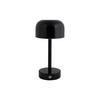 TISCHLAMPE James LED 12.5/12.5/24.5 cm - Schwarz, Metall (12.5/12.5/24.5cm) - Leitmotiv