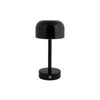 TISCHLAMPE James LED 12.5/12.5/24.5 cm - Schwarz, Metall (12.5/12.5/24.5cm) - Leitmotiv