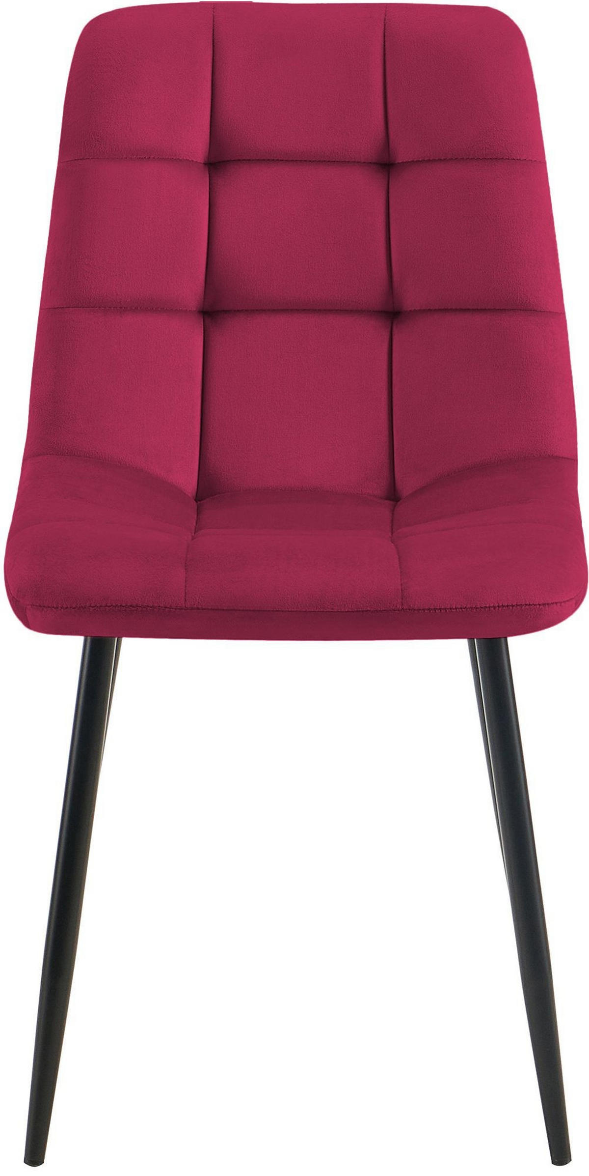 ESSZIMMERSTUHL Tilde 84x45x55 cm rot - Rot, Textil (45/84/55cm) - furnicato