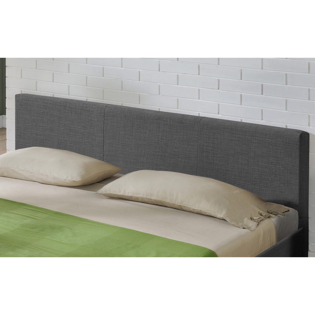 POLSTERBETT Skagen - Dunkelgrau, Textil (140/200cm) - Corium