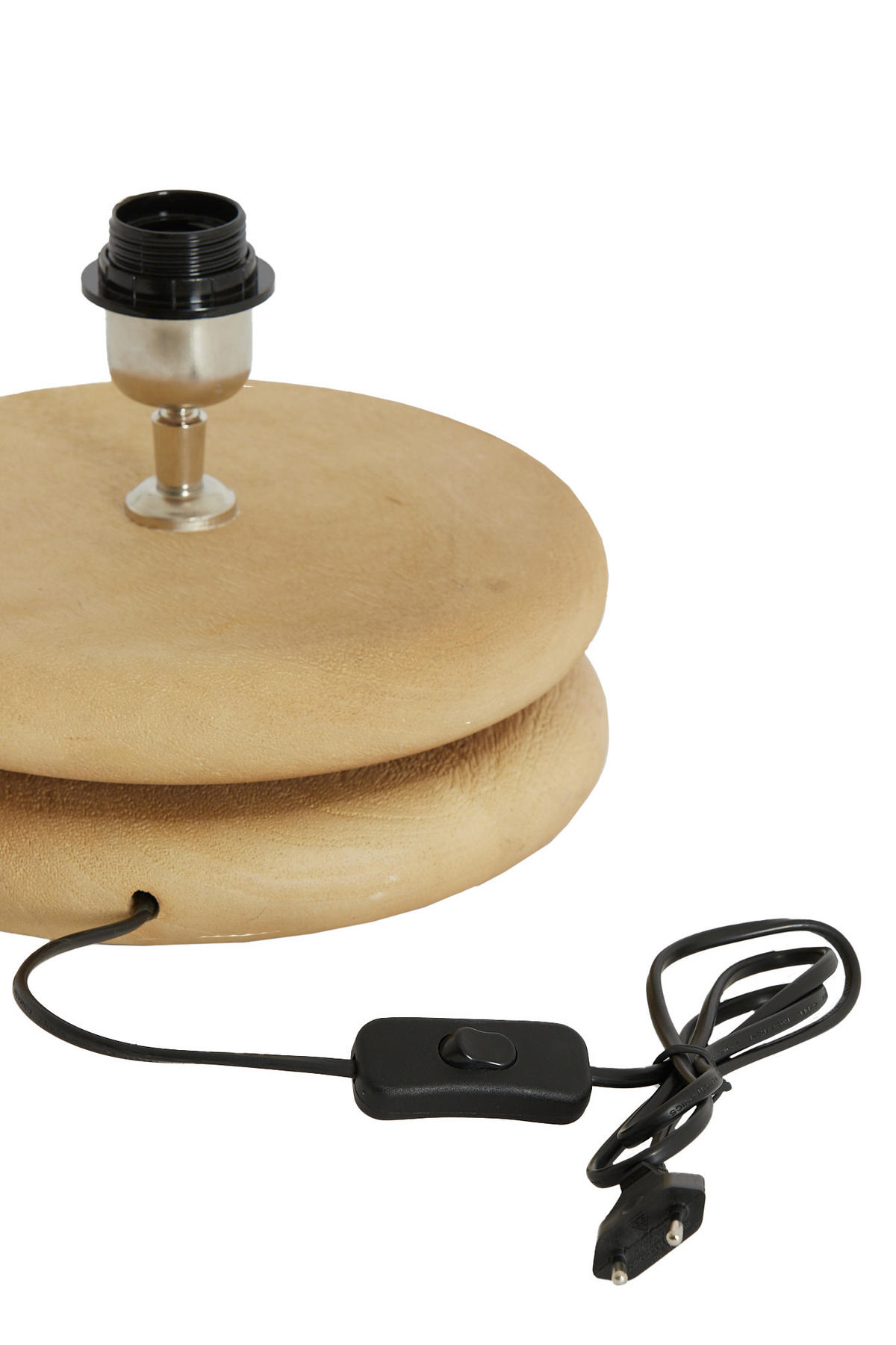 LAMPENSOCKEL Eboli Braun 25/25/9 cm - Braun, Holz (25/25/9cm) - Light & Living