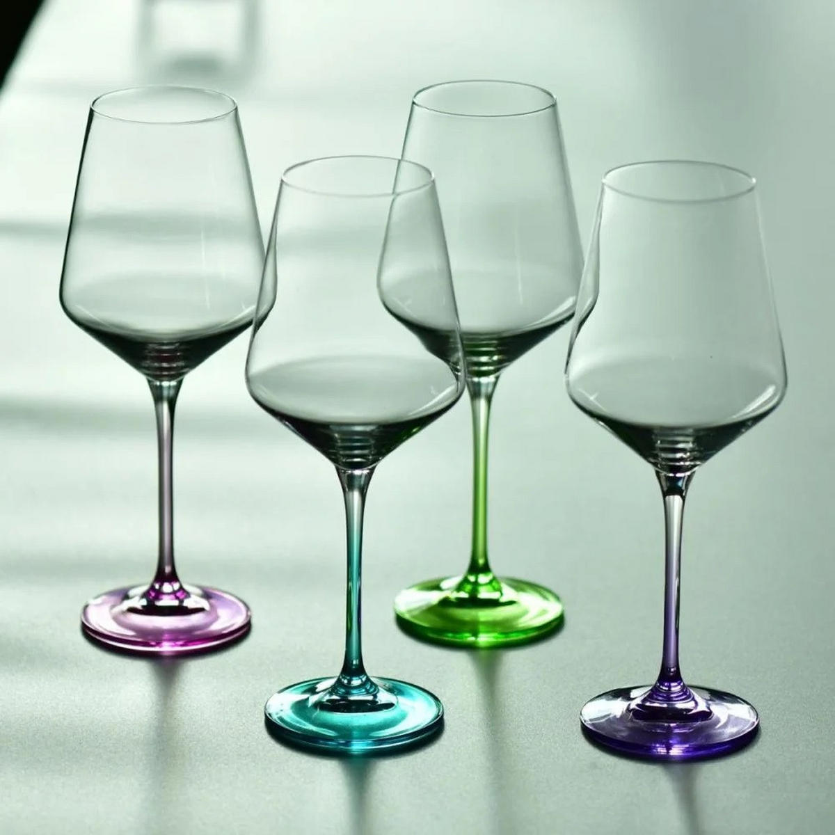 WEINGLÄSER, 4er-Set, 450 ml - Multicolor, Glas (0.45L) - Krosno Glass