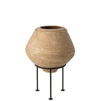 BLUMENTOPF CHAD - Papier - Braun - Ø 51 cm - Braun, Papier (51/45cm) - J-Line
