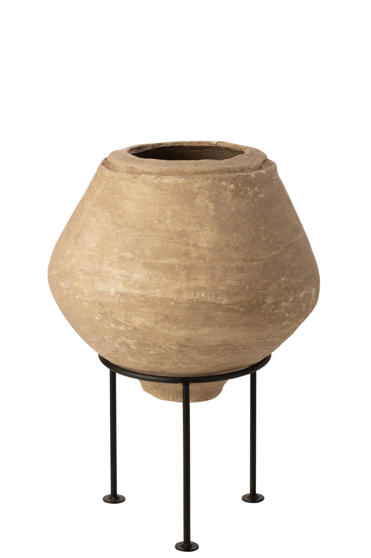 BLUMENTOPF CHAD - Papier - Braun - Ø 51 cm - Braun, Papier (51/45cm) - J-Line