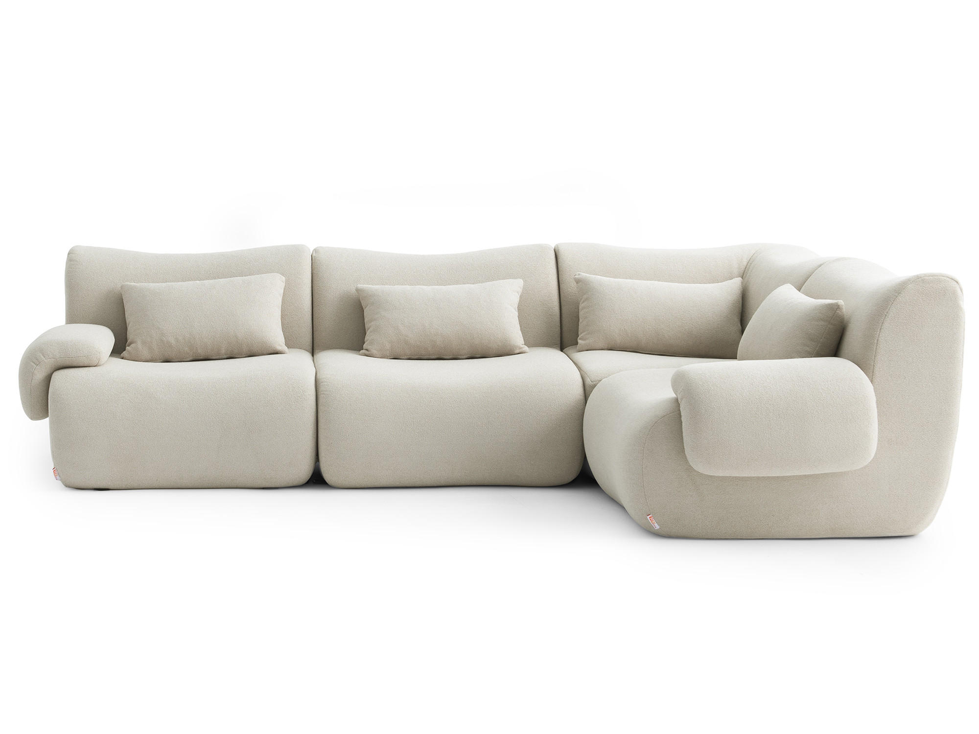 MILYsofa Ecksofa Beige 269x182 cm
