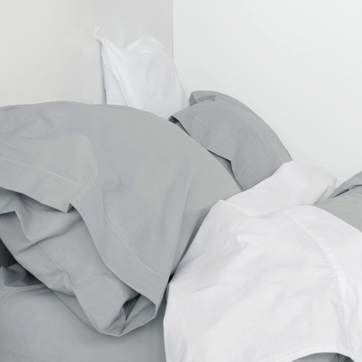 KISSENBEZUG Basic 45x125 cm - Grau, Textil (45/125cm) - Happy Friday