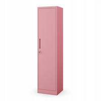 BÜRO Aktenschrank ALEX Fresh Style - Rosa, Metall (45/185/40cm) - Jan Nowak