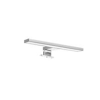 LED-STRAHLER Virgo für Badezimmerspiegel (AC 230V 50Hz), ohne Konverter, L300mm, kaltweißes Licht 6.000K, Kunststoff, Verchromt - Chromfarben, Kunststoff (30/9.9/5cm) - EMUCA