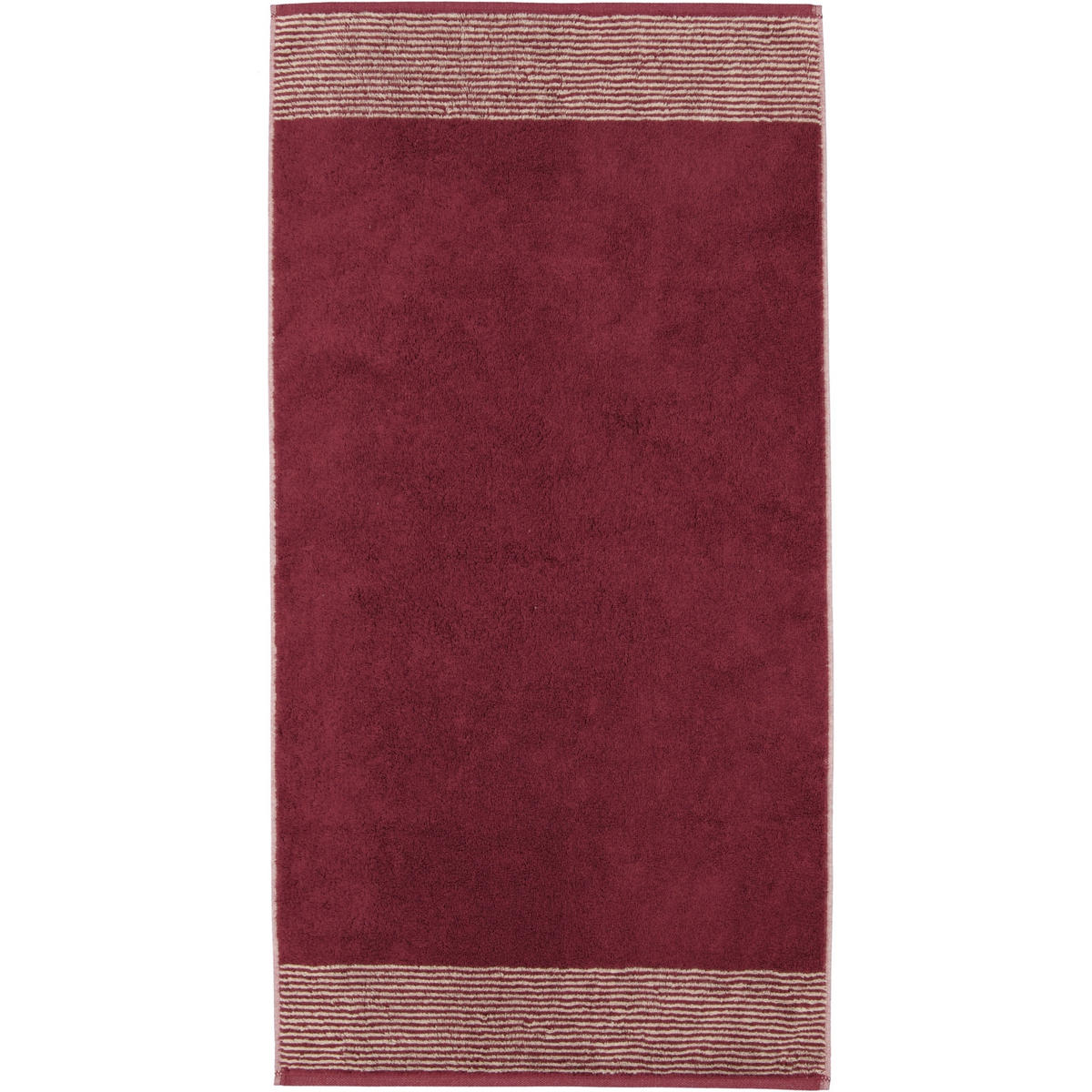 HANDTUCH in Bordeaux 50 x 100 cm - Bordeaux, Naturmaterialien (100/50cm) - Cawoe