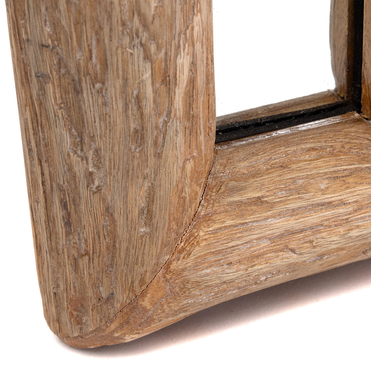 WANDSPIEGEL Base B 35x20cm, Massivholz naturfarben - Naturfarben, Holz (20/35/3cm) - CREEDWOOD