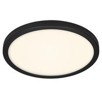 LED DECKENLEUCHTE Schwarz Aufbaulampe - Schwarz, Metall (40/40/3.6cm) - Briloner