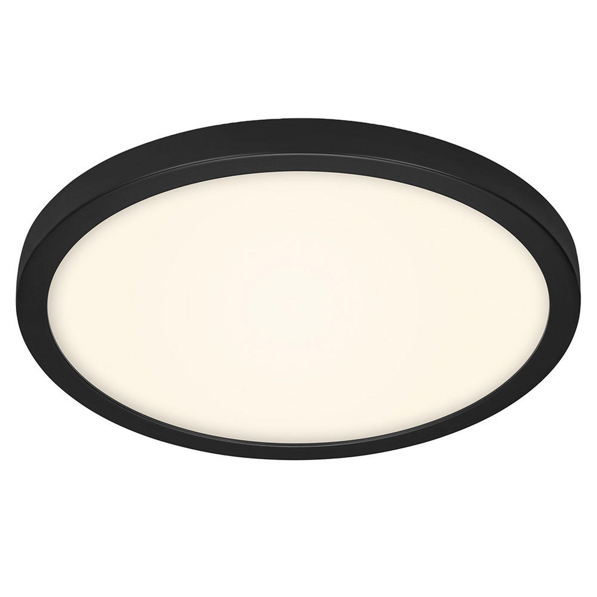 LED DECKENLEUCHTE Schwarz Aufbaulampe - Schwarz, Metall (40/40/3.6cm) - Briloner