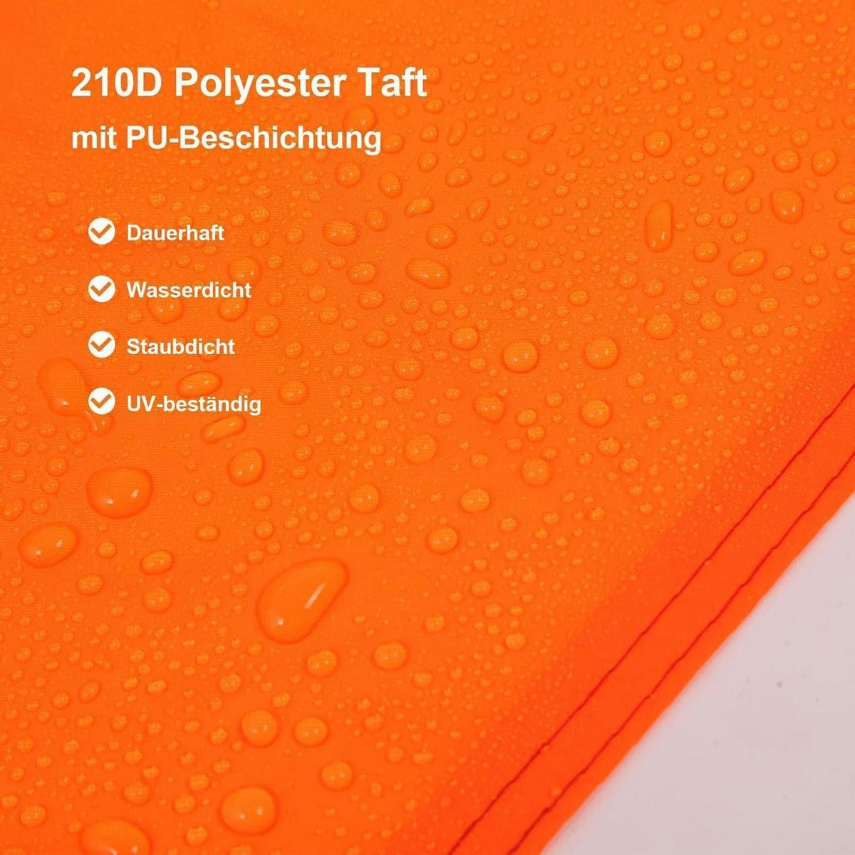 FAHRRADABDECKUNG Wasserdicht 200 x 70 x 110 cm - Multicolor, Textil (70/110/200cm)