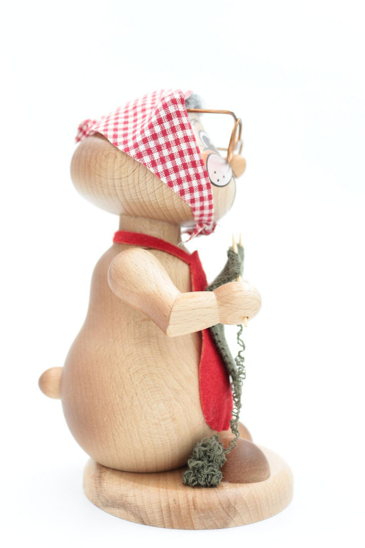 RAUCHFIGUR Hamster Oma 18 cm - Multicolor, Holz (12/18/0.1cm)