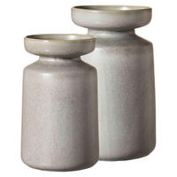 VASEN-SET Imperia grau 2er Set - Grau, Keramik (1cm) - Ritzenhoff Breker