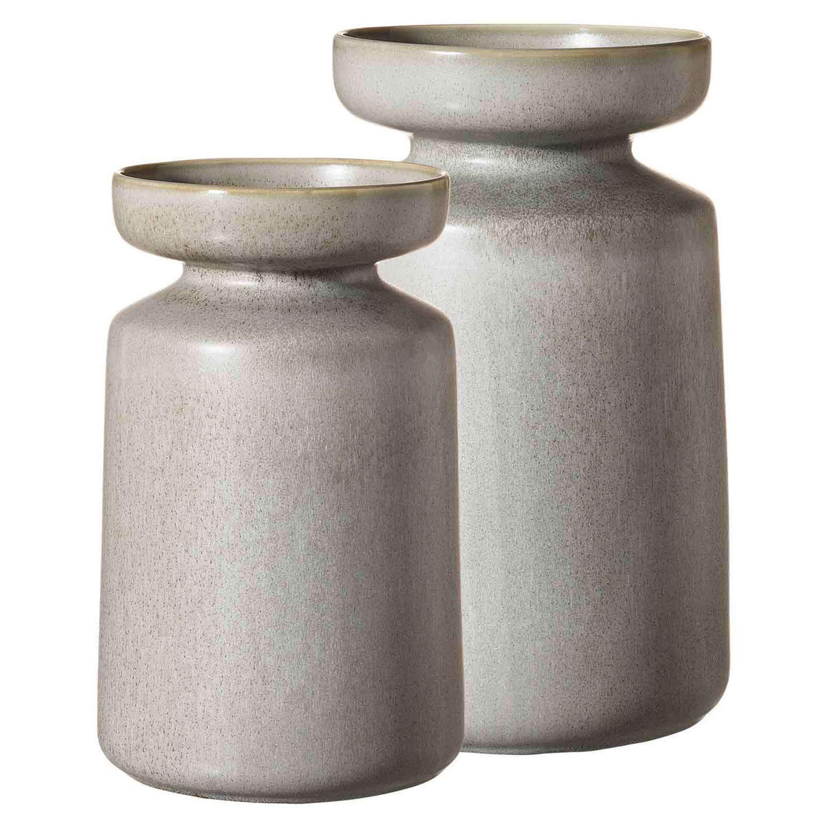 VASEN-SET Imperia grau 2er Set - Grau, Keramik (1cm) - Ritzenhoff Breker