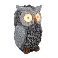 LED AUSSENLEUCHTE Steinoptik Grau - Grau, Kunststoff (13.5/11.5/19.5cm) - Globo Lighting