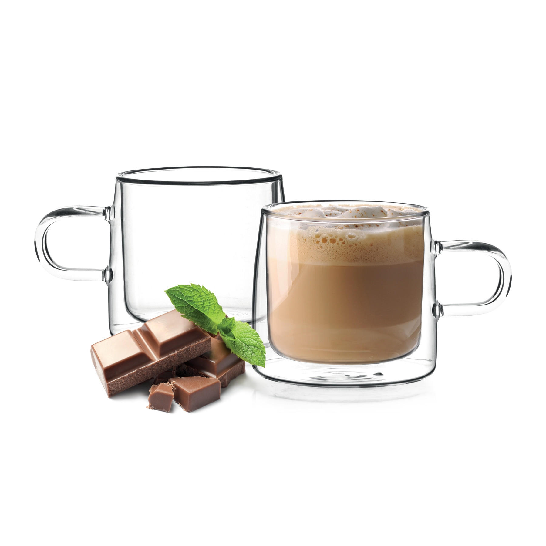 GLAS Cembra 0,26 l 2er-Set - Transparent, Glas (0.26L) - Homla