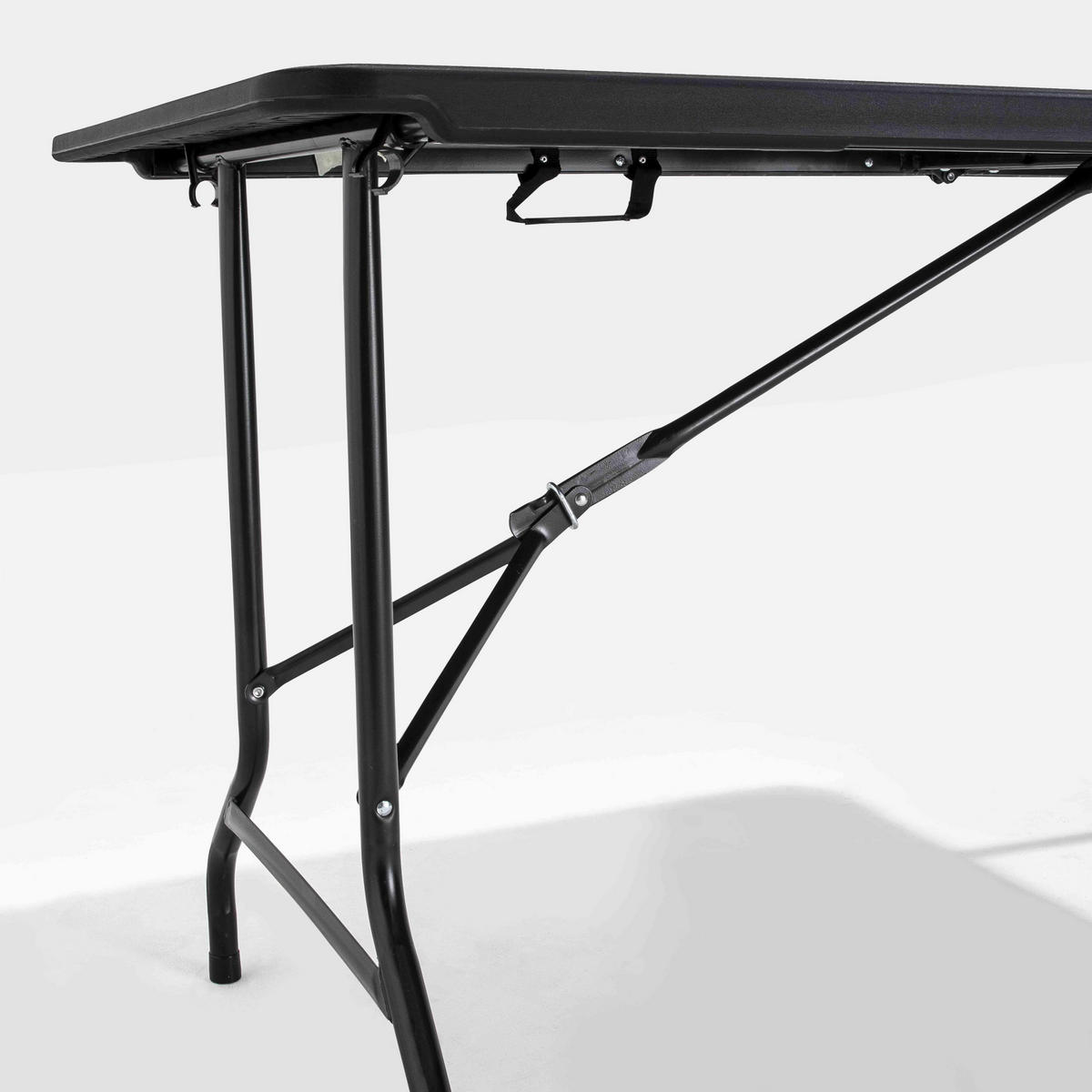 GARTENSET klappbar 3-tlg., Schwarz - Schwarz, Textil - Oviala