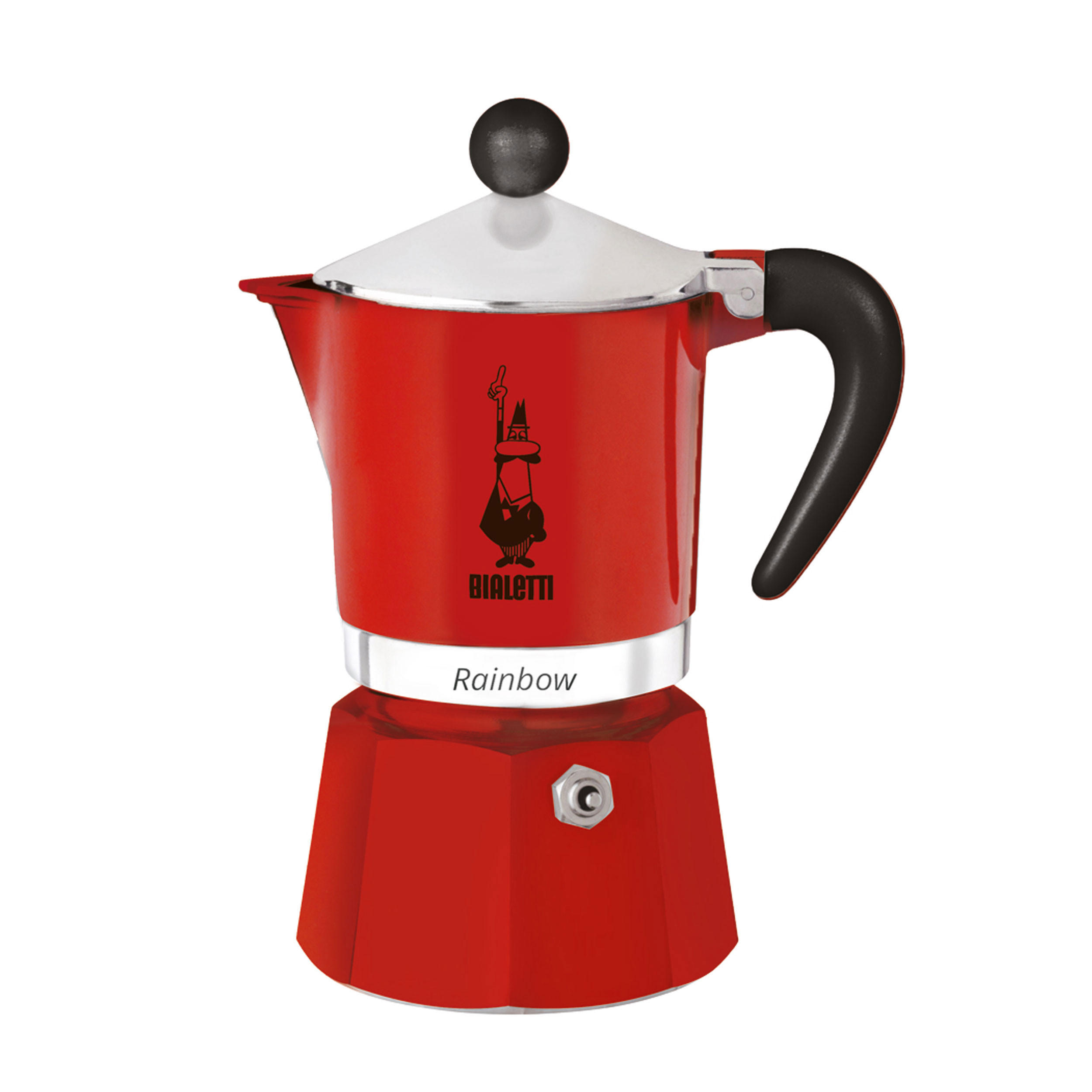 ESPRESSOKOCHER Rainbow für 6 Tassen, Aluminium, Gelb, 270 ml - Gelb, Metall (9/18/14cm) - Bialetti