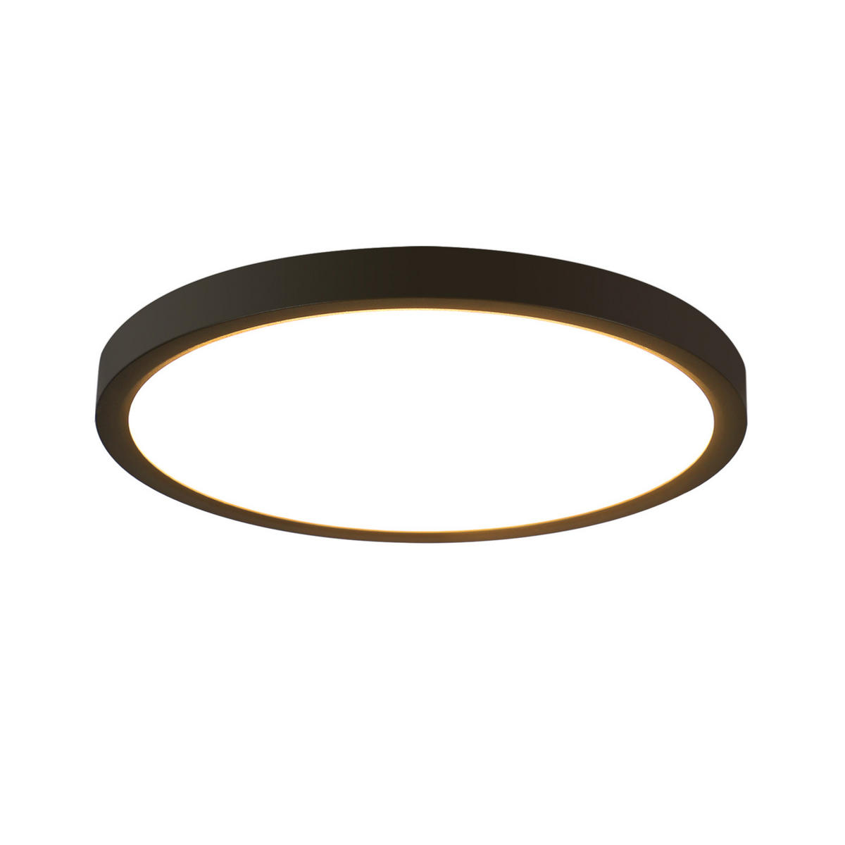 DECKENLEUCHTE Juliettara 23/23/2.4 cm - Schwarz, Kunststoff (23/23/2.4cm) - ZMH