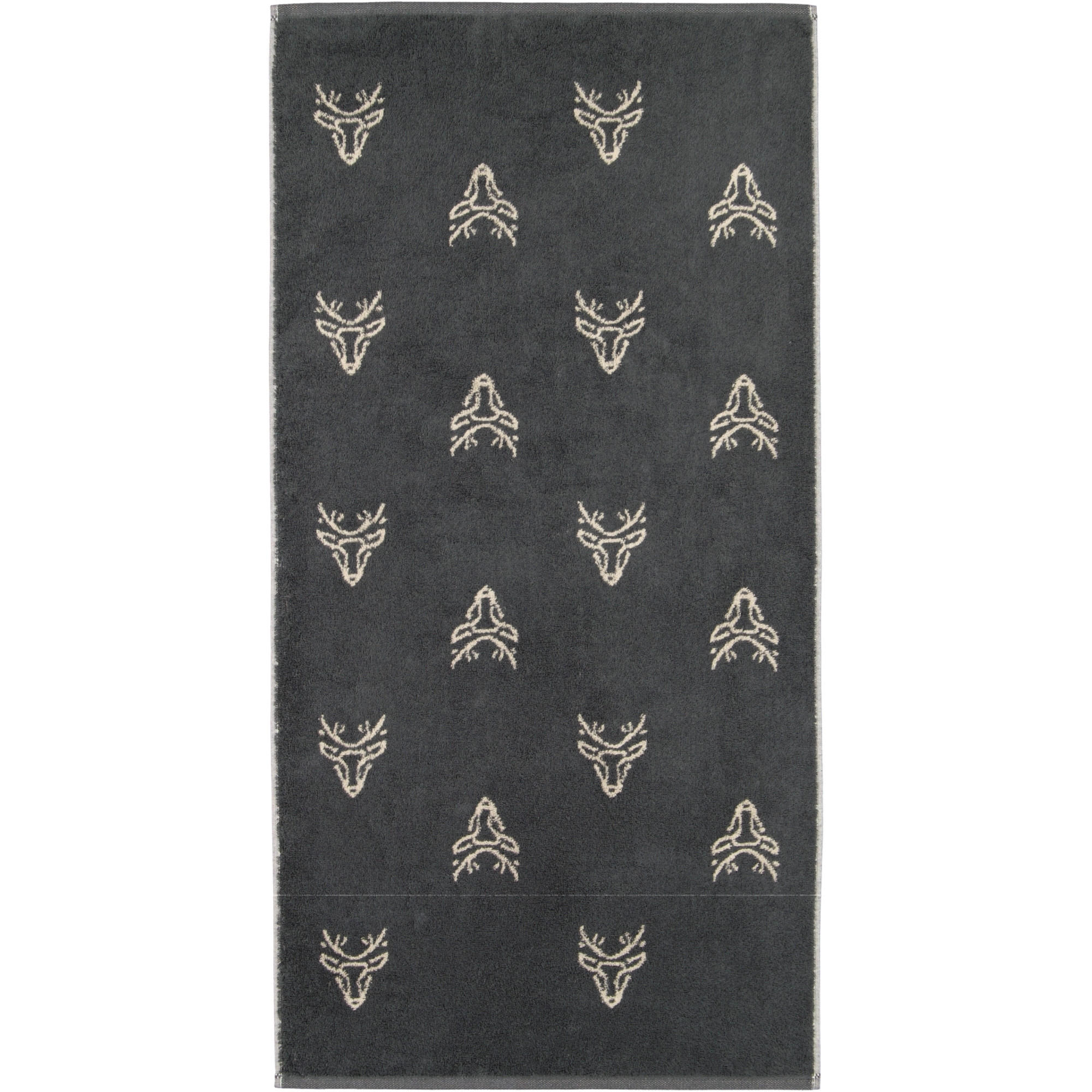 GÄSTETUCH ALPENCHIC EDITION ALLOVER 6229 GRANIT - 73 - Grau, Textil (30/50cm) - Cawoe