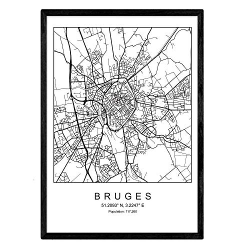 Nacnic Poster Schwarz 29.7x5x42 cm