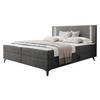 BOXBETT Ono 2 - Schwarz/Grau, Holz/Textil (180/200cm) - MIRJAN24