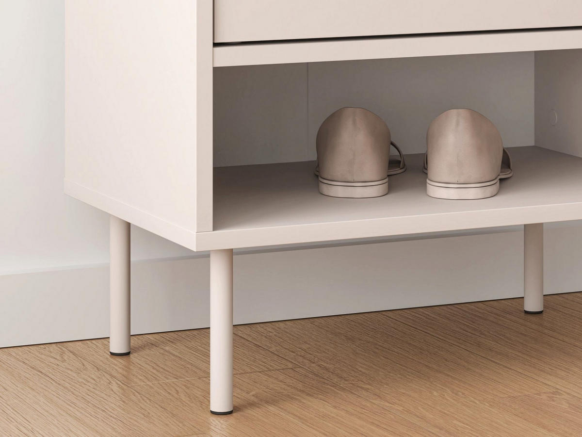 GARDEROBENSCHRANK Dioce greige 54 cm - Taupe, Holzwerkstoff (54/33.3/198cm) - Selsey