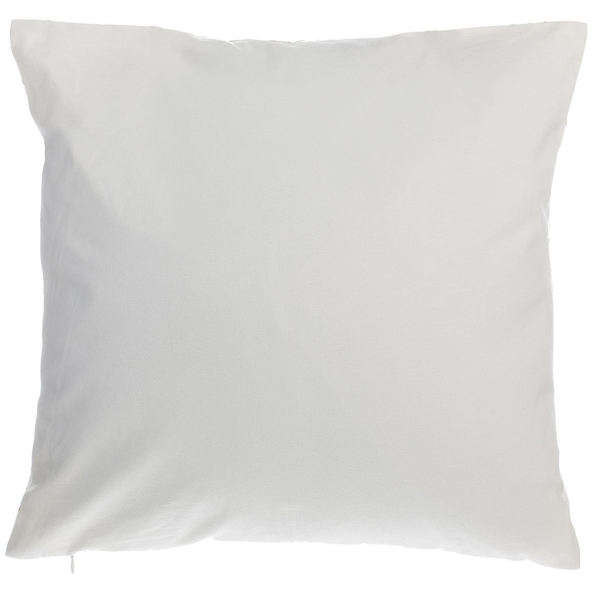 DEKOKISSEN 2er-Set Weiß 45/45 cm Sedum - Weiß, Naturmaterialen/Textil (45/45cm) - Beliani
