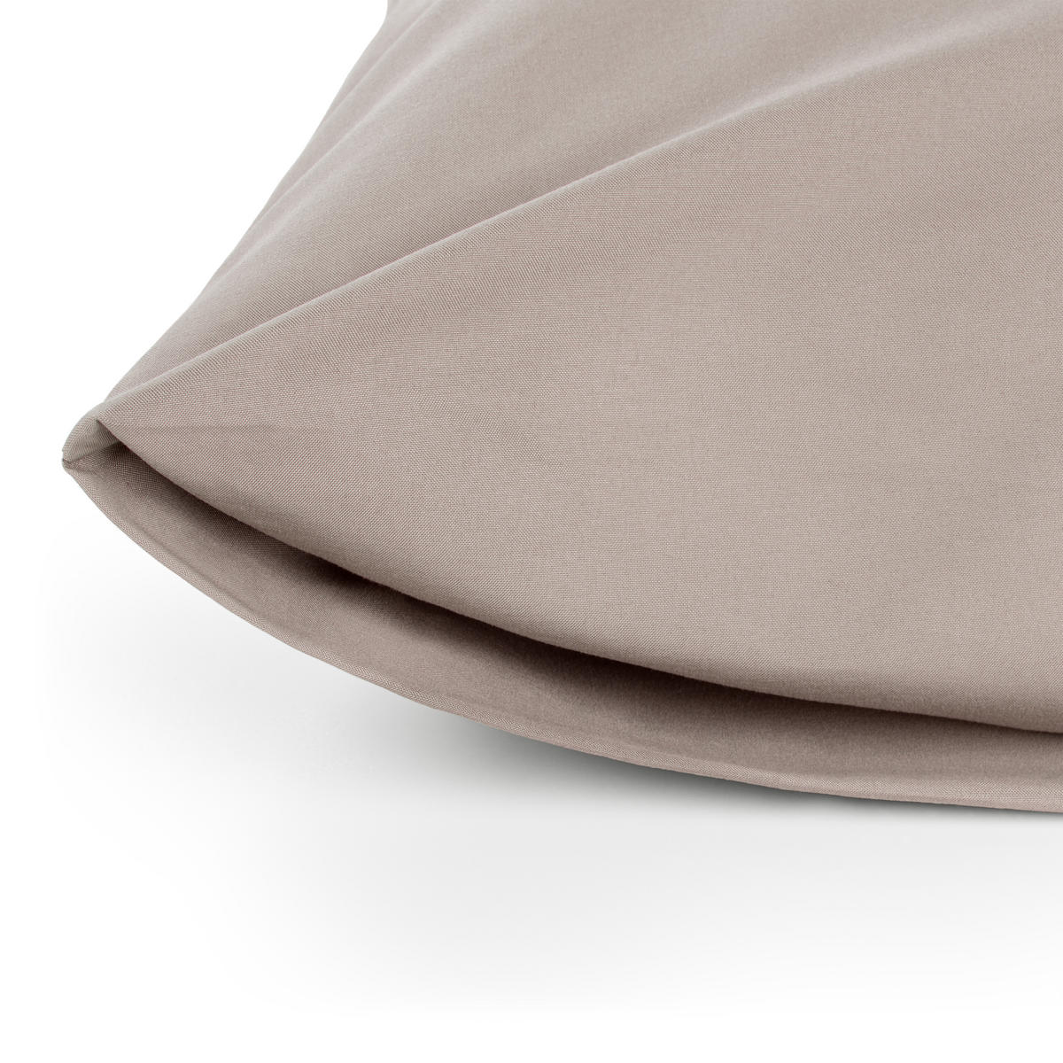 BETTLAKEN 3er Set - Spannbettlaken 180x200x30cm 2X Kissenbezug 50x80cm - Taupe - Beige, Textil (180/200cm)