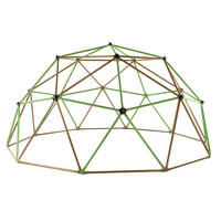 KLETTERGERÜST MATTI - Grün - Bronzefarben/Grün, Kunststoff (305/150/305cm) - Home Deluxe