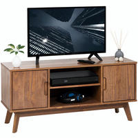 LOWBOARD TIVOLI - Dunkelbraun, Holz (114/54/39cm) - IDIMEX