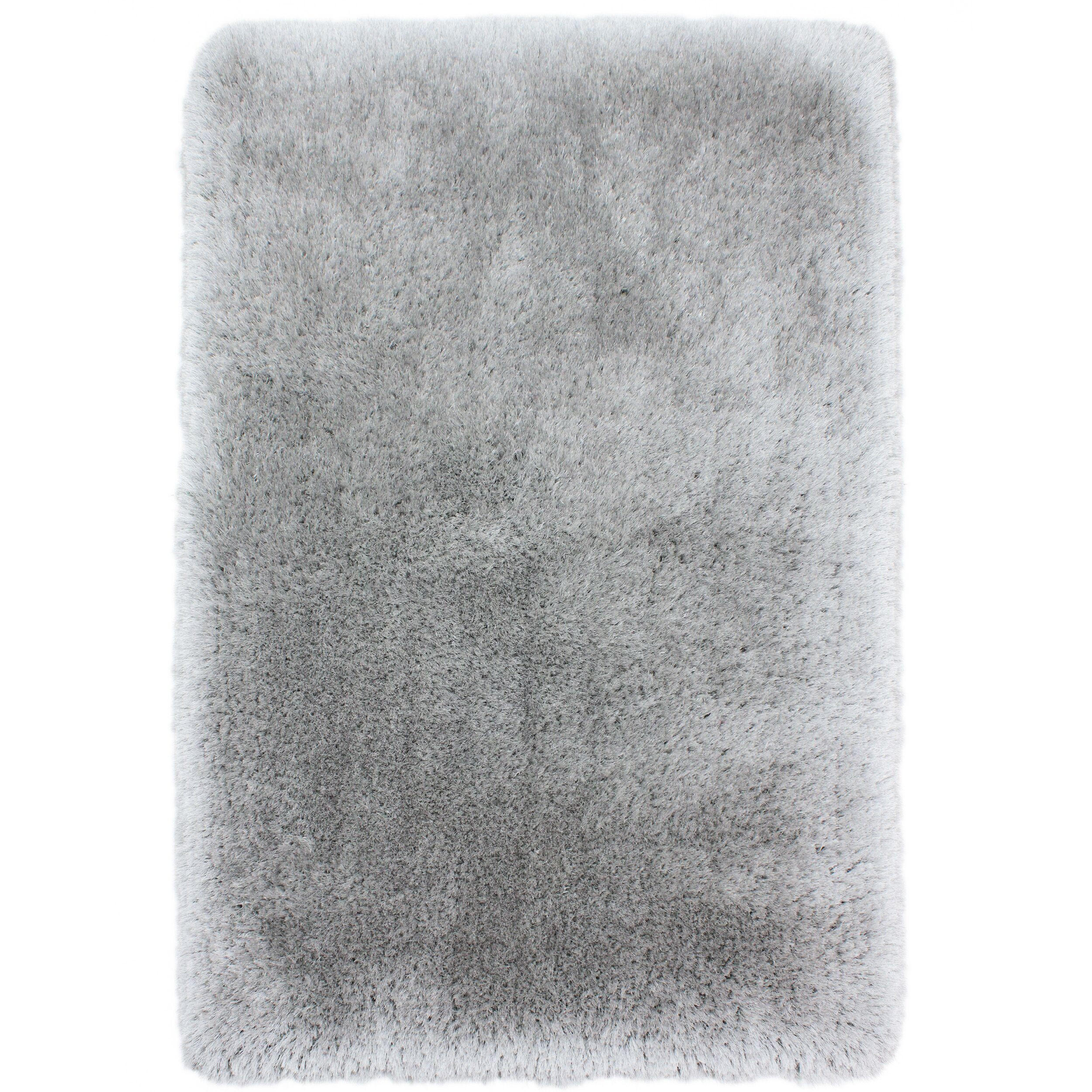 TEPPICH Hochflor Modern-Design, superweich ORWELL, Silber 120x170 cm - Silberfarben, Textil (120/170cm) - KADIMA DESIGN