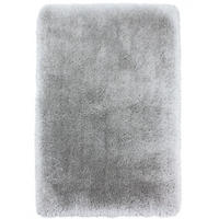 TEPPICH Hochflor Modern-Design, superweich ORWELL, Silber 120x170 cm - Silberfarben, Textil (120/170cm) - KADIMA DESIGN
