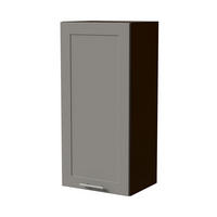 HÄNGESCHRANK Oslo W4/45 Lava / Dust Grey Matt 45 / 32,5 / 96cm - Dunkelgrau/Grau, Holz/Holzwerkstoff (45/96/32.5cm) - Feldmann-Wohnen