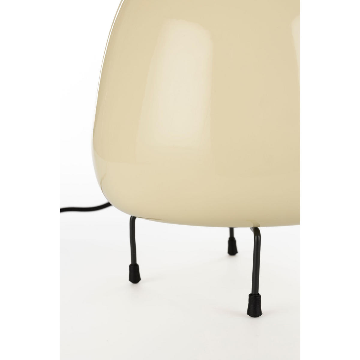 TISCHLAMPE Ovo Hellgelb - Beige, Metall (21/21/32cm) - Zuiver