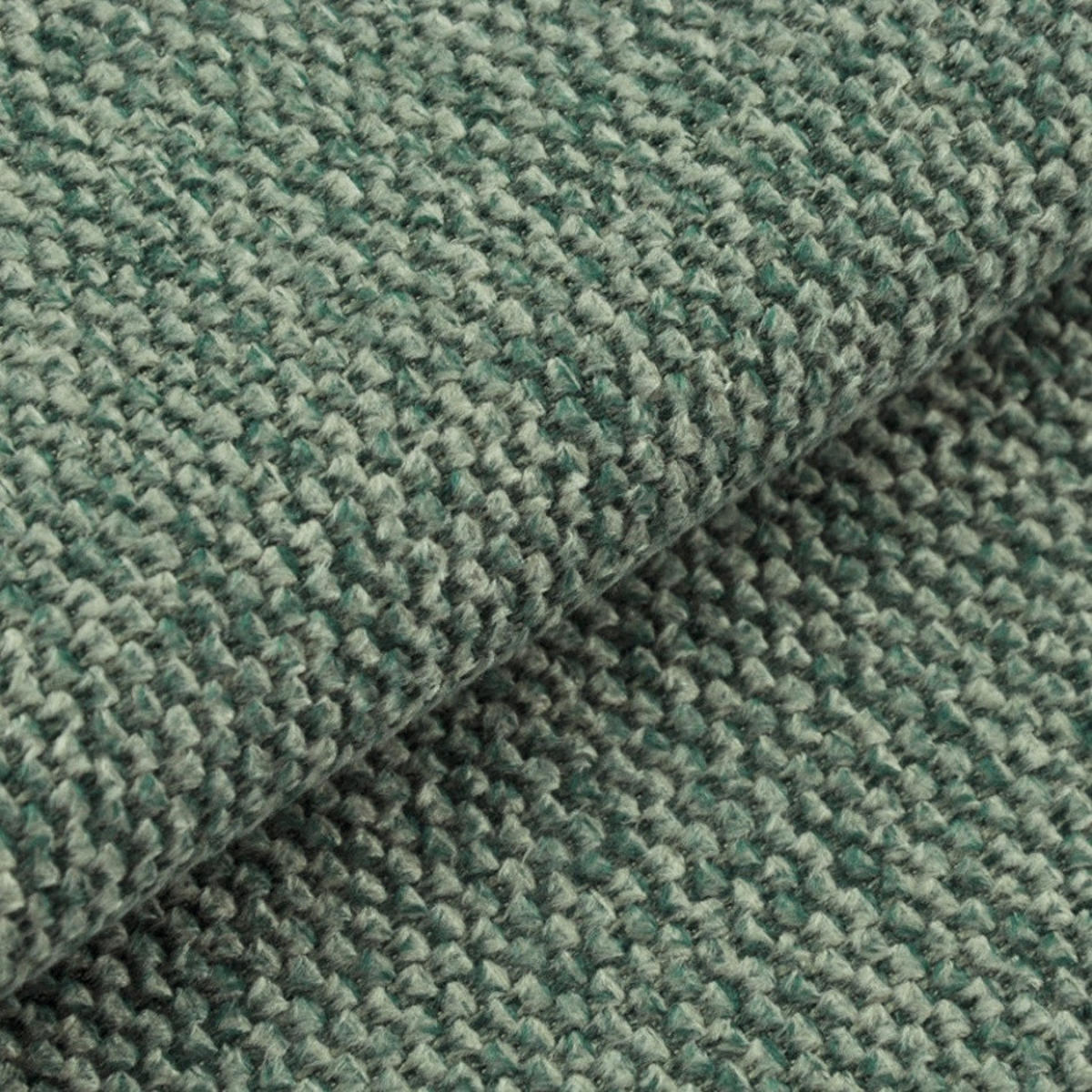 SOFA petrol Strukturstoff, Couch 3-Sitzer 221 cm mit Premium Kaltschaum - Petrol/Schwarz, Holz/Textil (221/90/93cm) - Inn.Furn