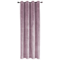 VORHANG Ösen Samt 140/245 cm Altrosa - Altrosa, Textil (140/245/245cm) - TiborTex