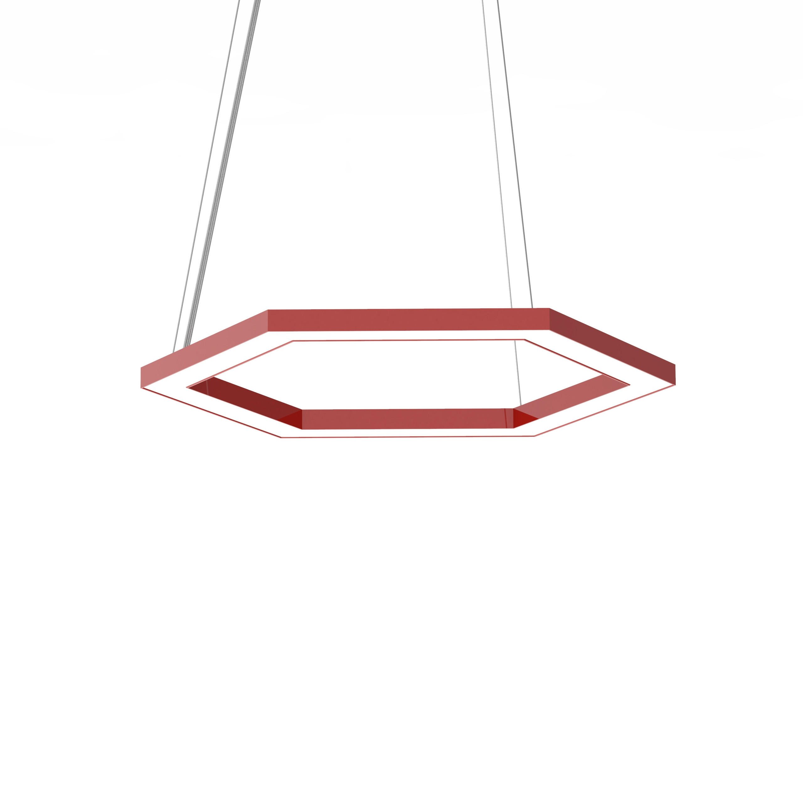 LED-HÄNGELEUCHTE - Rot, Metall (1.6/100/40cm) - Lumicom
