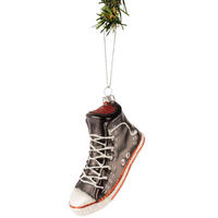 WEIHNACHTSKUGEL Sneaker Schwarz 11 cm - Schwarz, Glas (5/8/1cm)