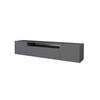 LOWBOARD NOA-2-W 200x40x41 cm - Graphit - Graphitfarben, Holzwerkstoff (200/40/41cm) - ALTDECOR