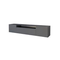LOWBOARD NOA-2-W 200x40x41 cm - Graphit - Graphitfarben, Holzwerkstoff (200/40/41cm) - ALTDECOR