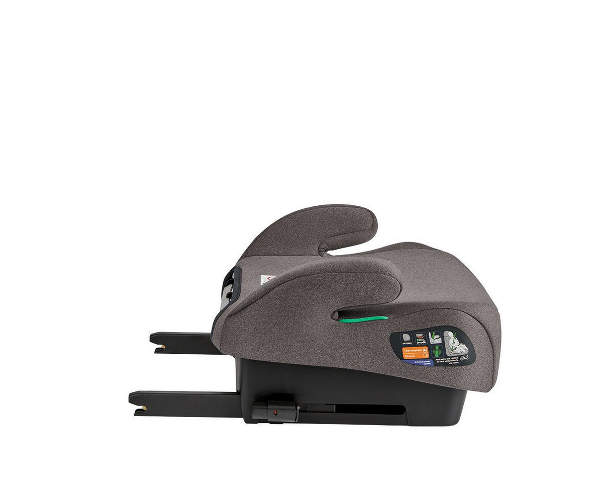 SITZERHÖHUNG i-Boost Braun i-Size (125-150cm) ISOFIX Rückenlehne - Braun, Kunststoff (44/36/41cm) - Kikka boo