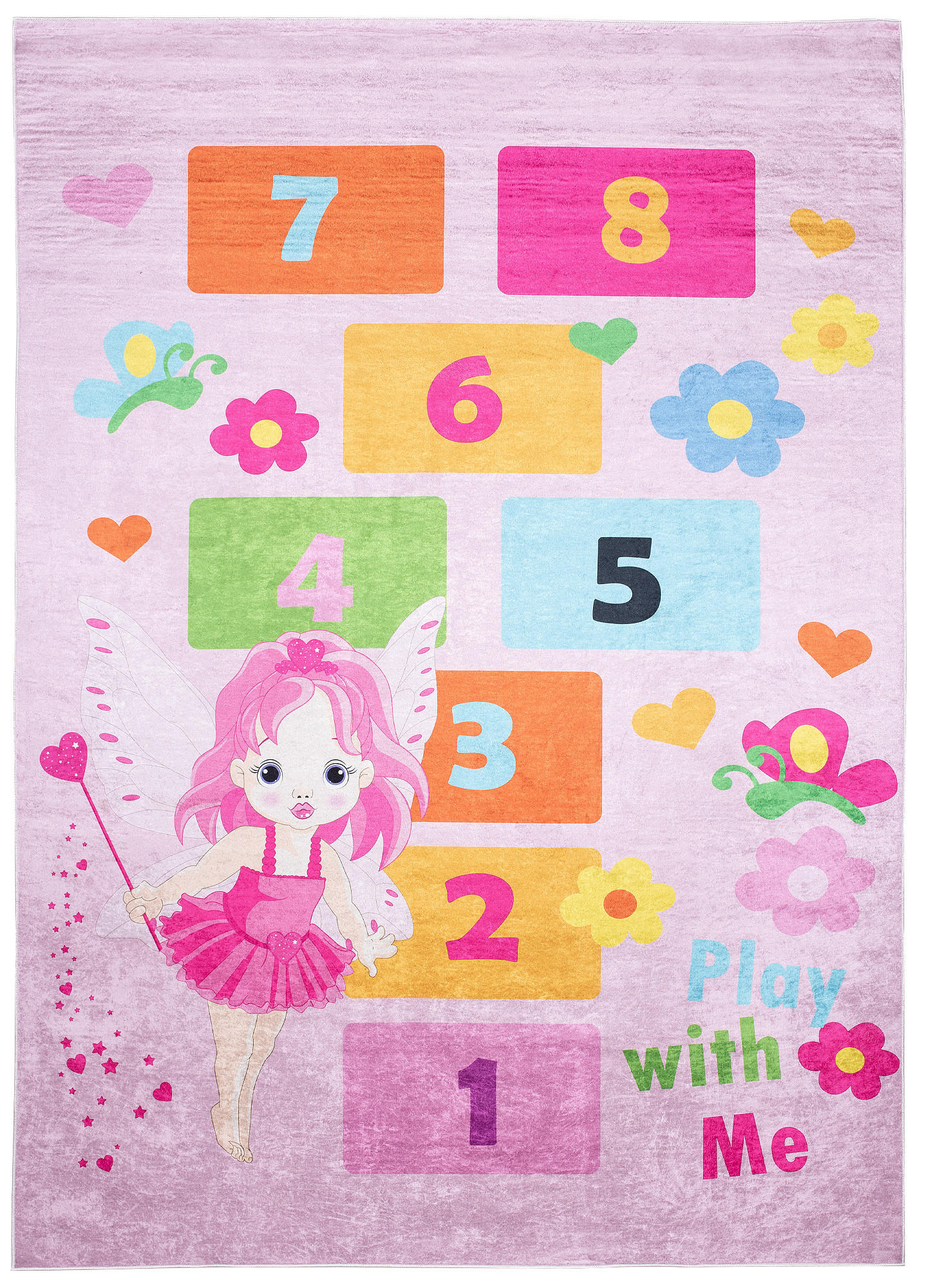 TEPPICH EMMA Rosa 120/170 cm - Rosa, Kunststoff (120/170cm) - Tapiso